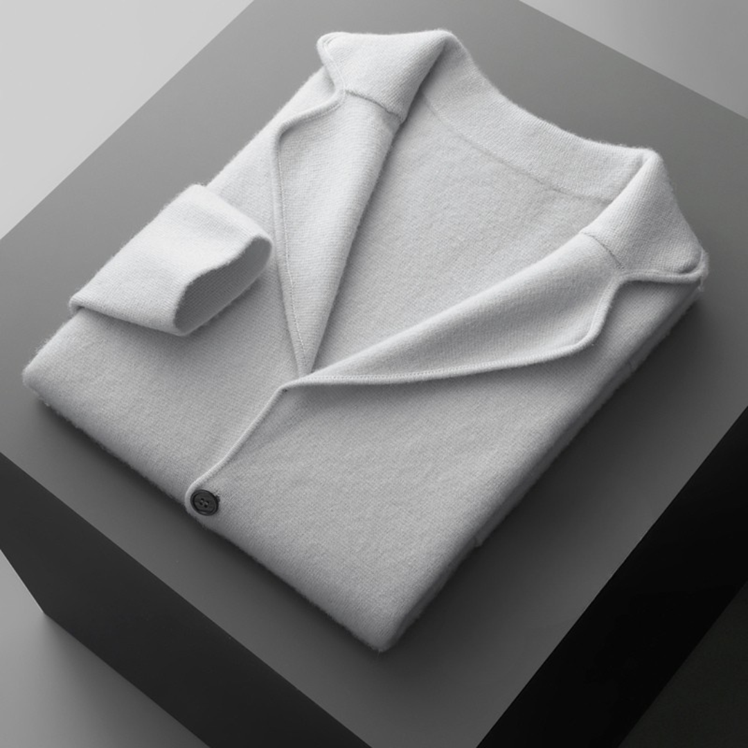 Langford Cashmere Cardigan™ The Belgravia Shawl Lapel