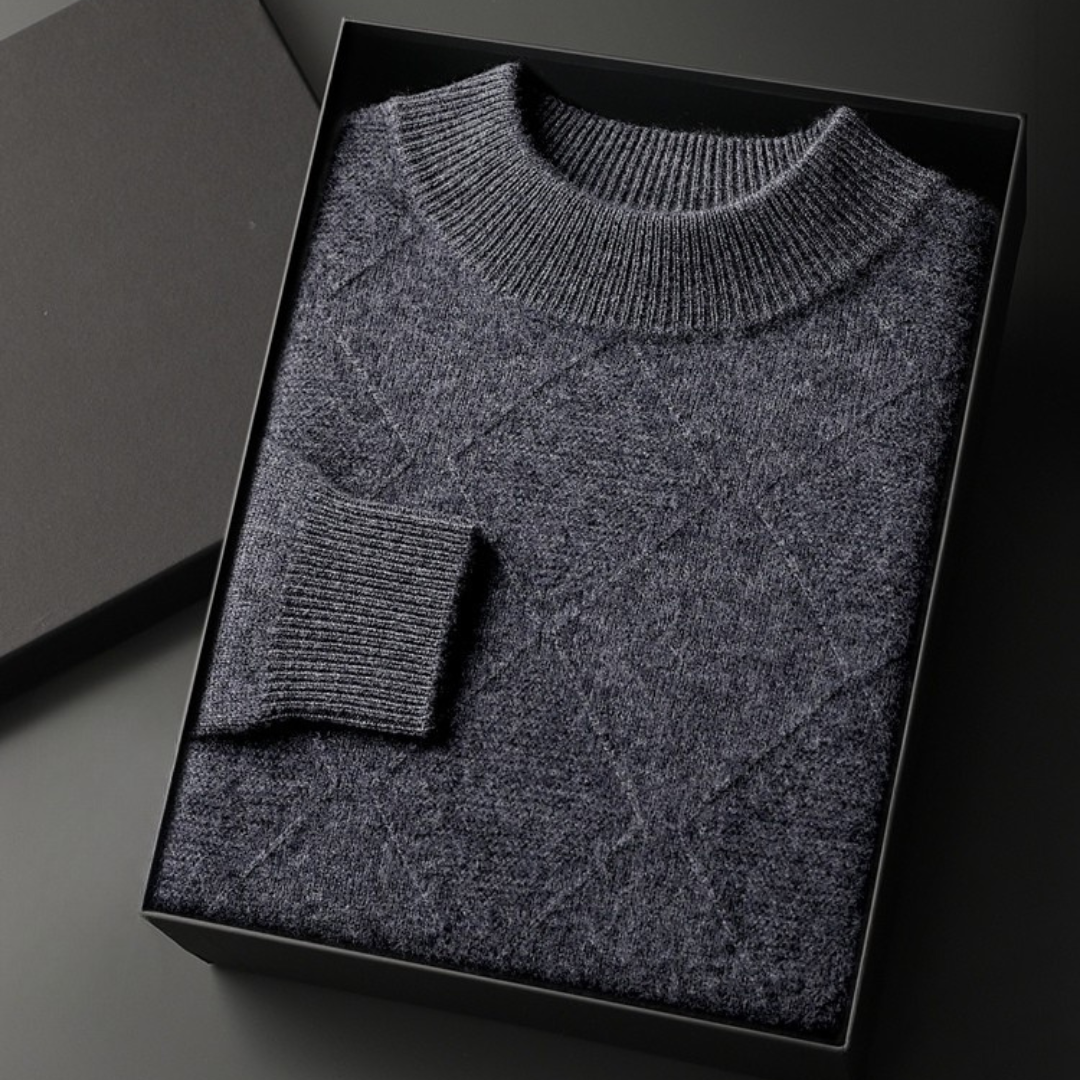 Langford Cashmere Sweater™ The Westminster Diamond Texture