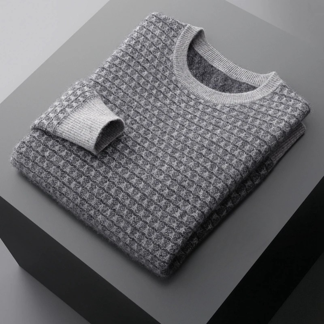 Langford Cashmere Sweater™ The Paddington Micro-Pattern