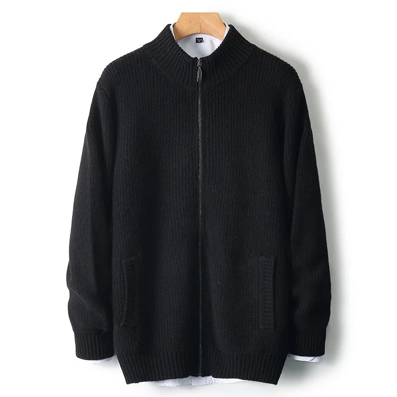 Langford Merino Sweater™ The Piccadilly Zip-Through