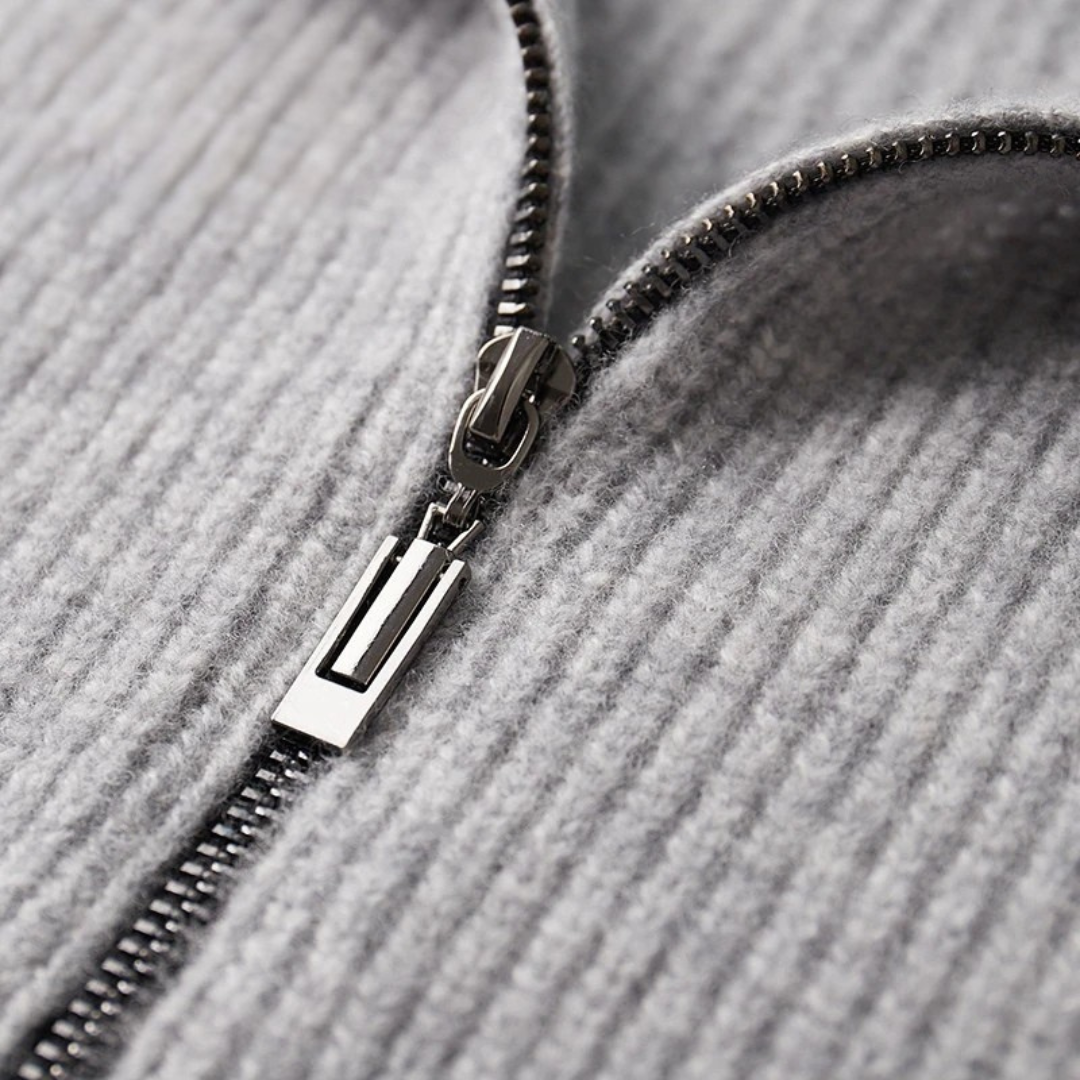 Langford Merino Sweater™ The Piccadilly Zip-Through