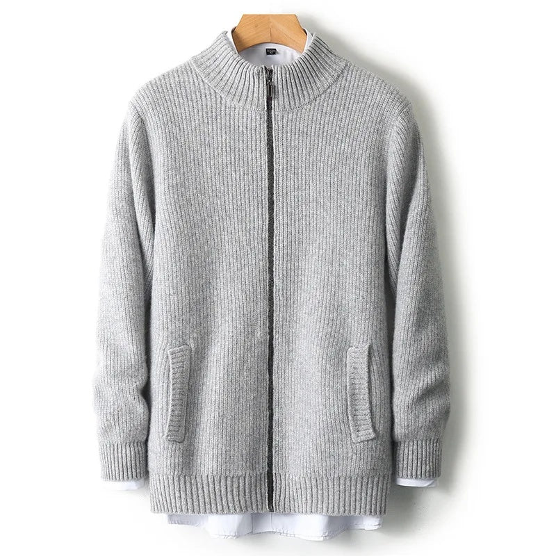 Langford Merino Sweater™ The Piccadilly Zip-Through