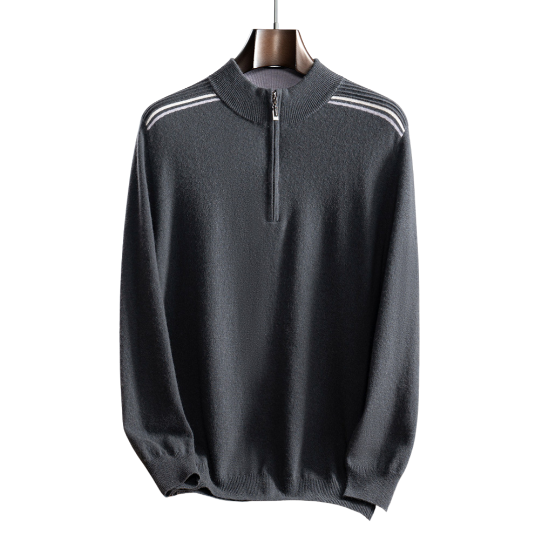Langford Cashmere Sweater™ The Fitzrovia Quarter-Zip