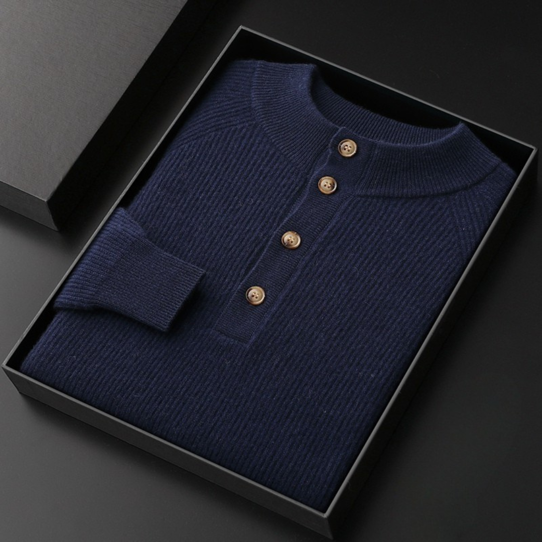 Langford Cashmere Sweater™ The Sloane Square Henley