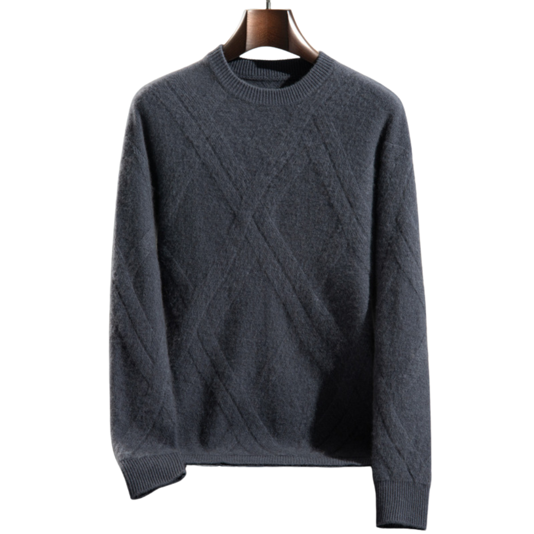 Langford Cashmere Sweater™ The Chelsea Diamond Knit