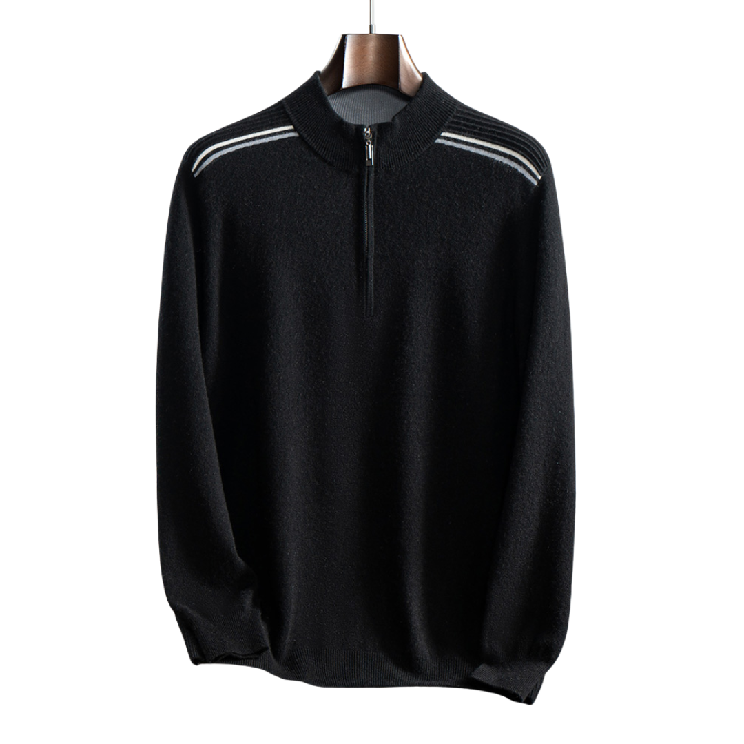 Langford Cashmere Sweater™ The Fitzrovia Quarter-Zip