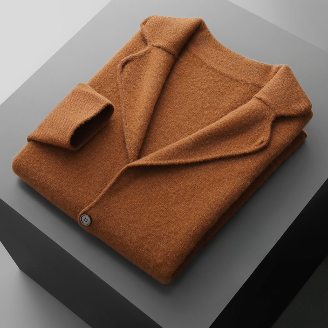 Langford Cashmere Cardigan™ The Belgravia Shawl Lapel