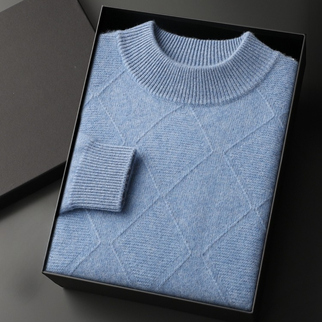 Langford Cashmere Sweater™ The Westminster Diamond Texture