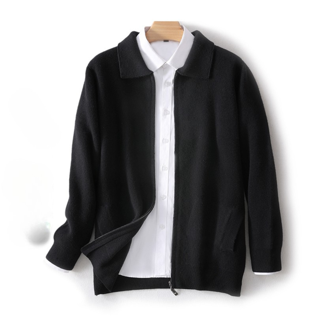 Langford Merino Sweater™ The Regents Polo-Zip