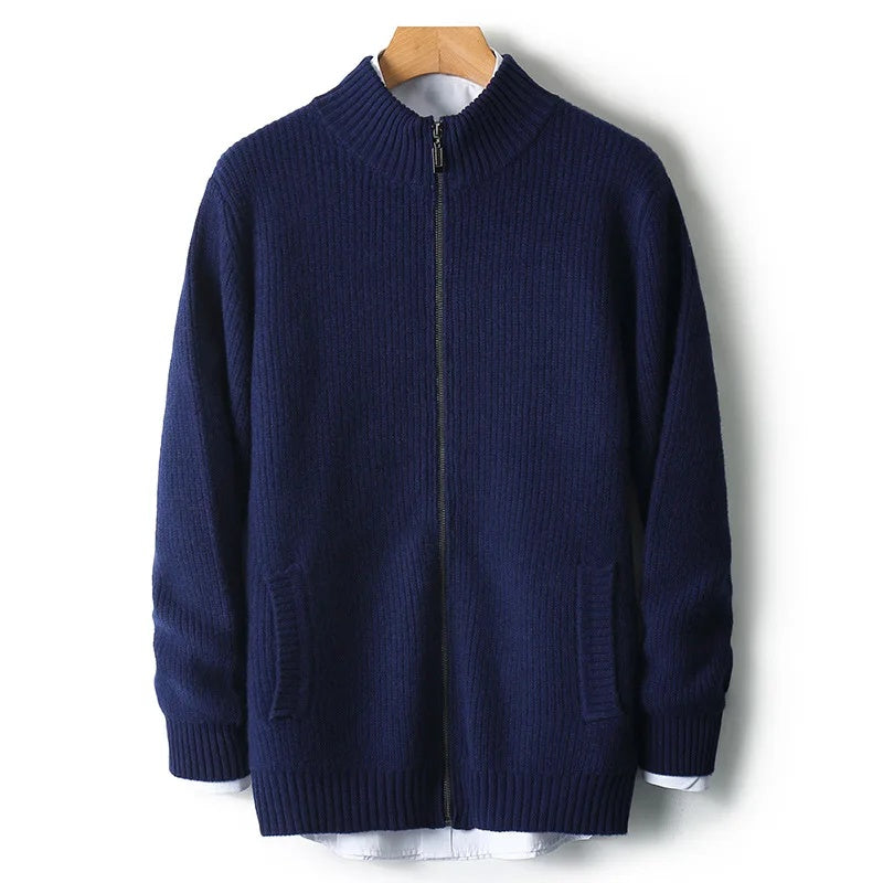 Langford Merino Sweater™ The Piccadilly Zip-Through