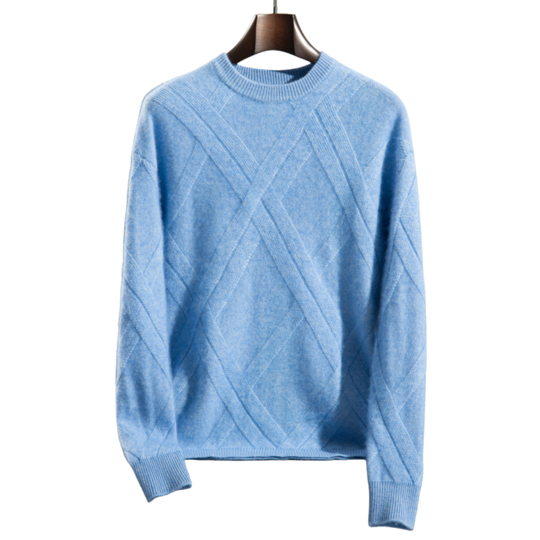 Langford Cashmere Sweater™ The Chelsea Diamond Knit