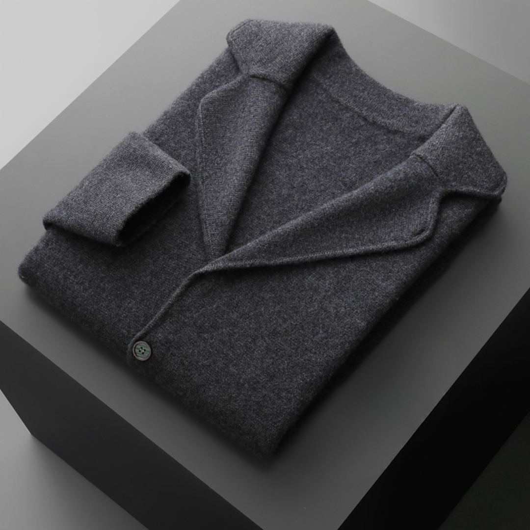 Langford Cashmere Cardigan™ The Belgravia Shawl Lapel