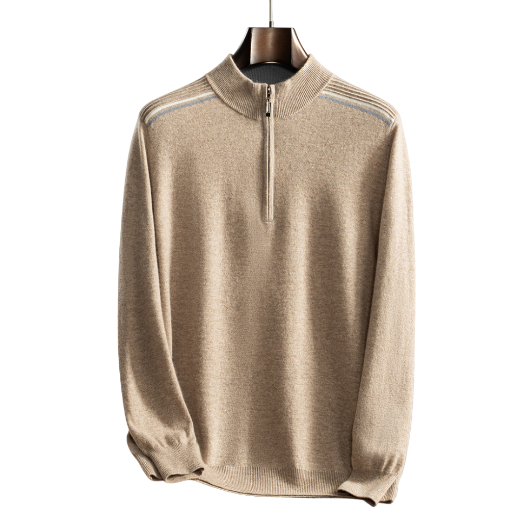 Langford Cashmere Sweater™ The Fitzrovia Quarter-Zip