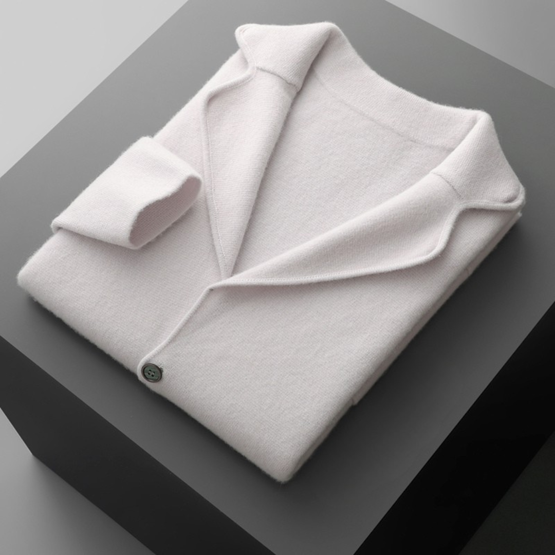 Langford Cashmere Cardigan™ The Belgravia Shawl Lapel