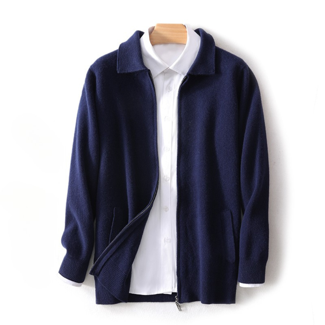 Langford Merino Sweater™ The Regents Polo-Zip