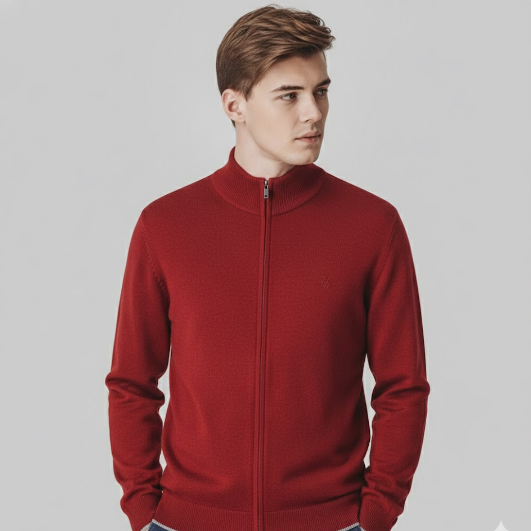 Langford Merino Sweater™ The Kensington Zip-Through