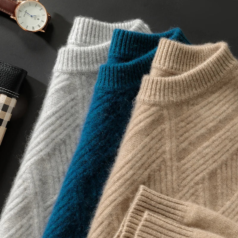 Langford Merino Sweater™ The Windsor Chevron