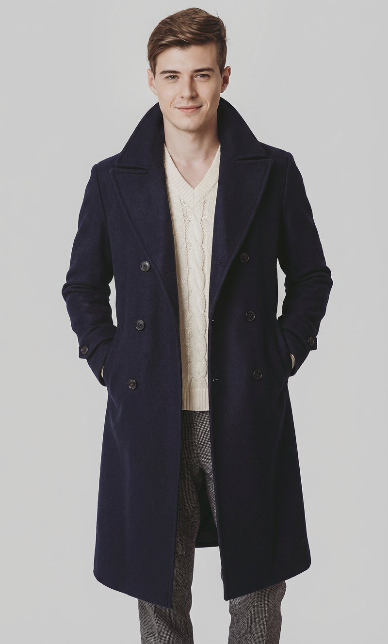 Langford Coat™ Regent Long Melton Overcoat