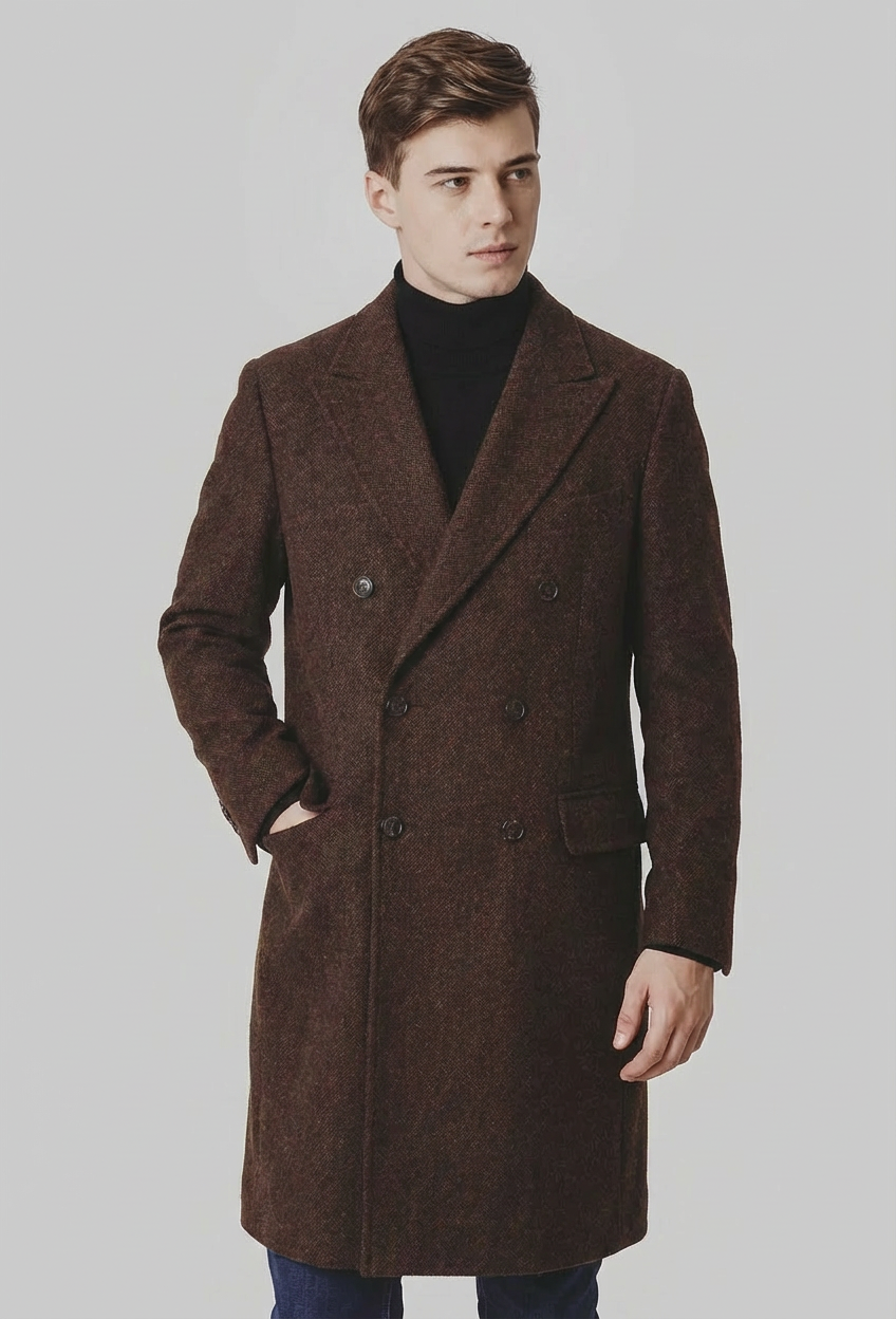 Langford Overcoat™ Windsor Chestnut Wool