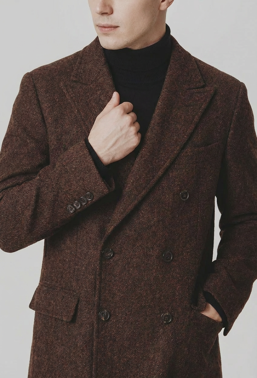 Langford Overcoat™ Windsor Chestnut Wool