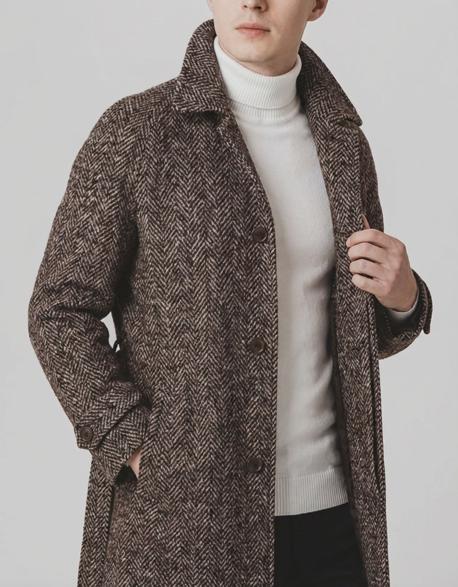 Langford Overcoat™ Heritage Mocha Tweed