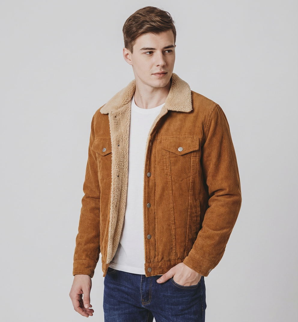 Langford Jacket™ Brixton Sherpa-Cord Trucker