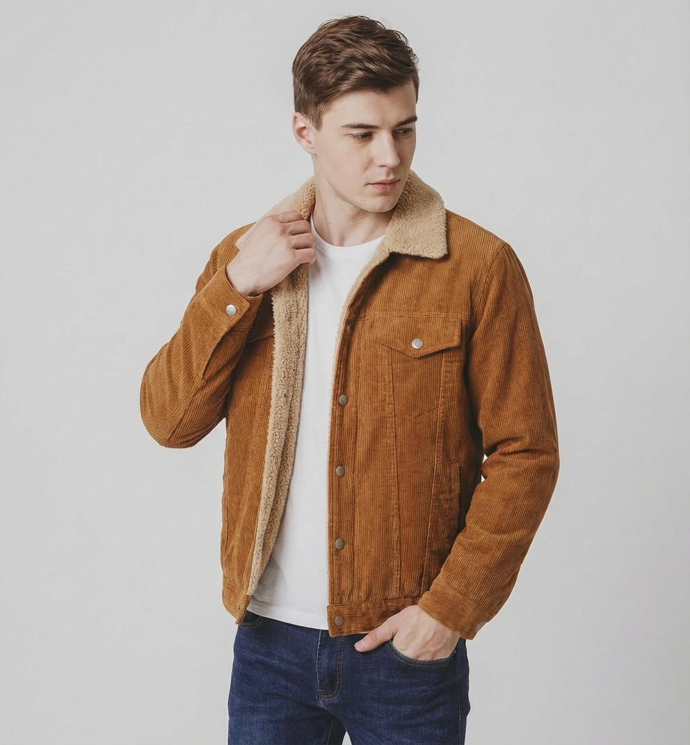 Langford Jacket™ Brixton Sherpa-Cord Trucker