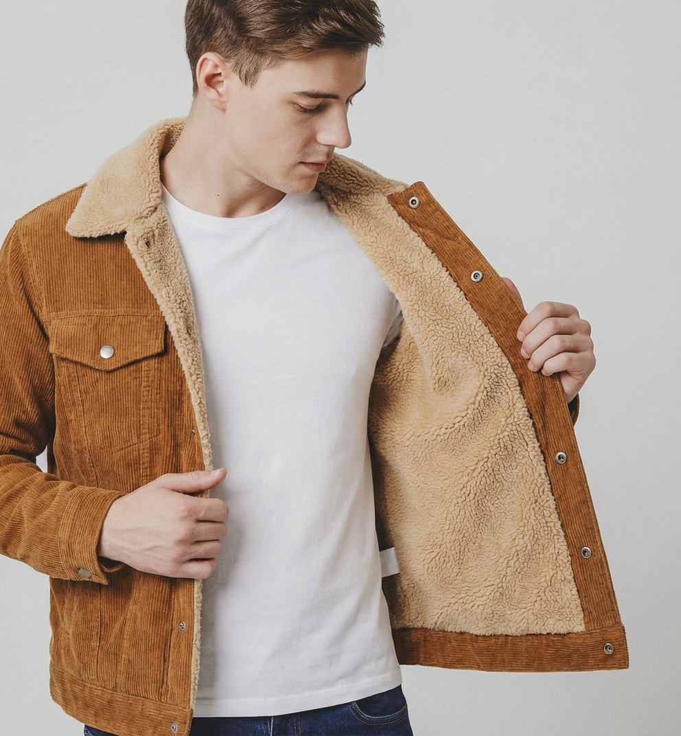Langford Jacket™ Brixton Sherpa-Cord Trucker