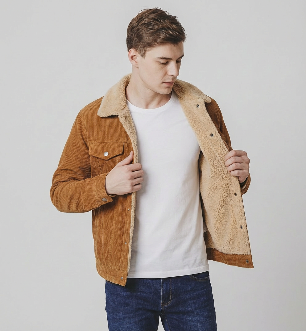 Langford Jacket™ Brixton Sherpa-Cord Trucker