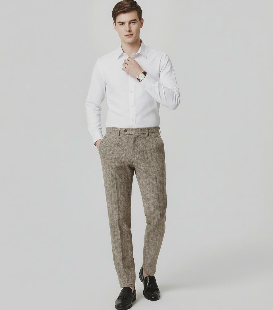 Langford Trousers™ Farringdon Tweed Slim