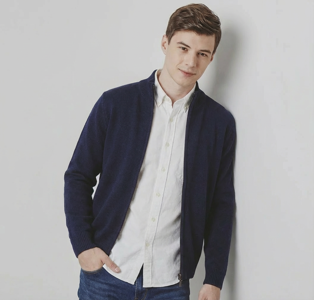 Langford Merino Sweater™ The Regents Polo-Zip