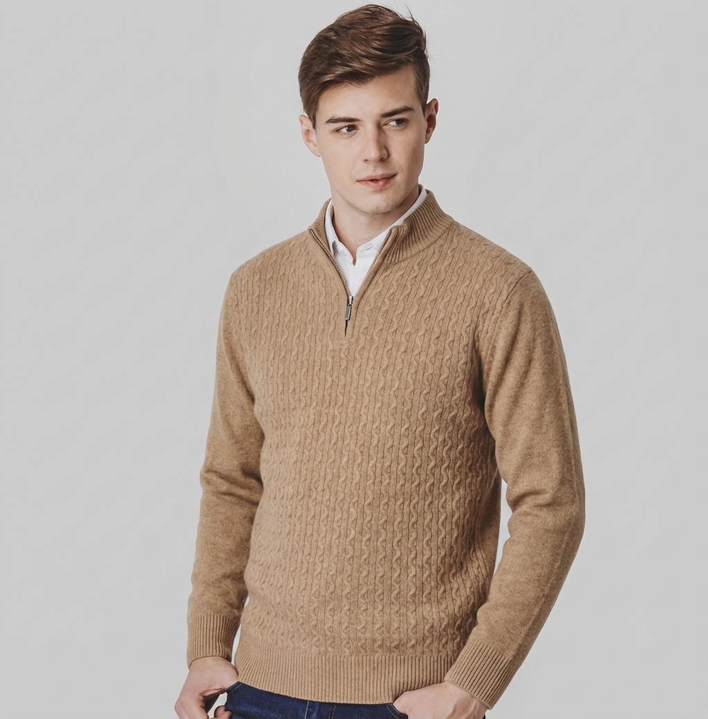 Langford Merino Sweater™ The Cambridge Half-Zip