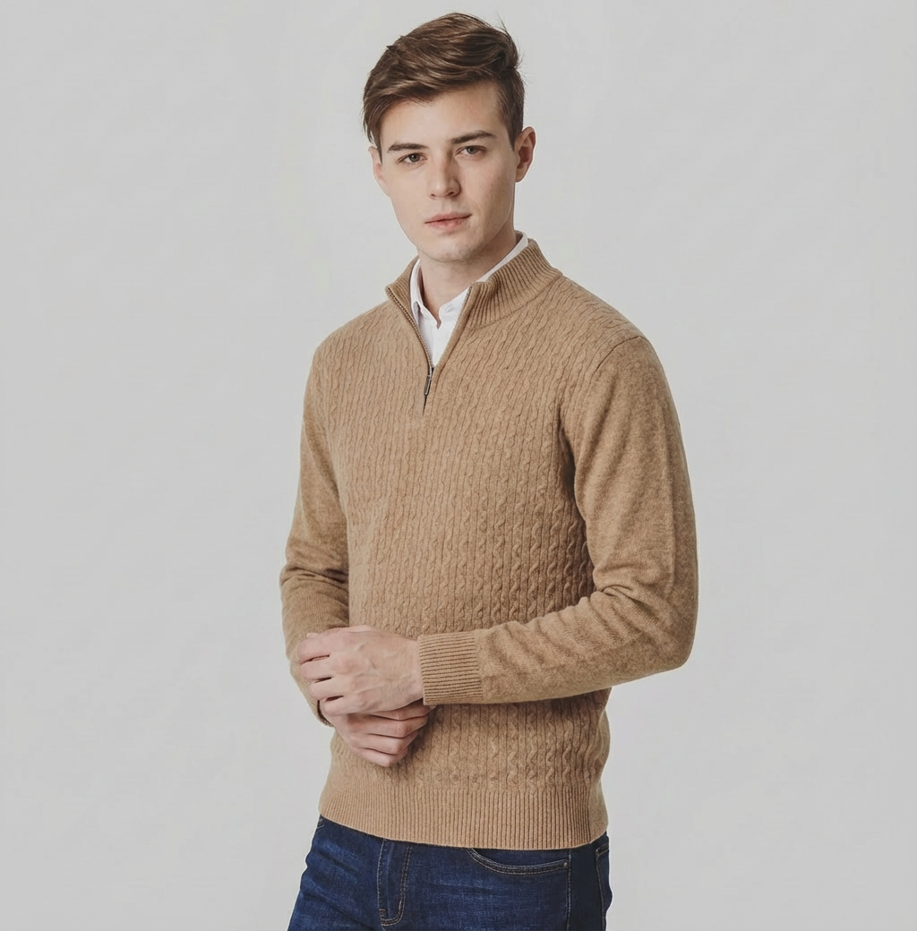 Langford Merino Sweater™ The Cambridge Half-Zip