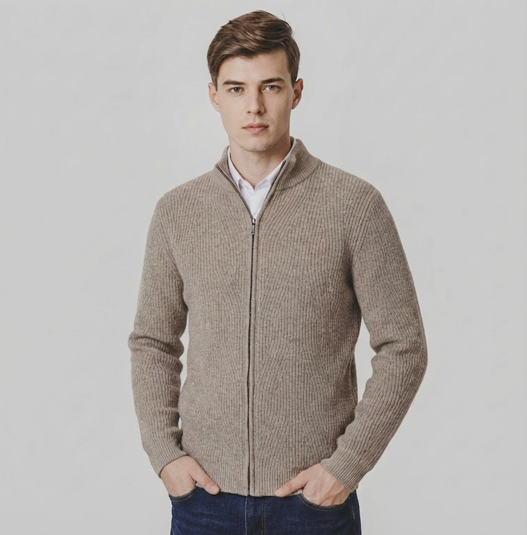 Langford Merino Sweater™ The Savile Zip-Neck