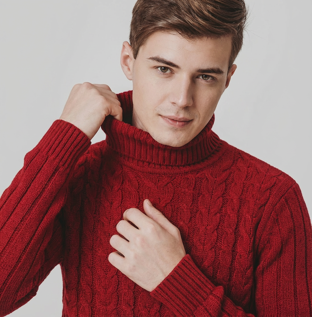 Langford Merino Sweater™ The Bloomsbury Roll-Neck