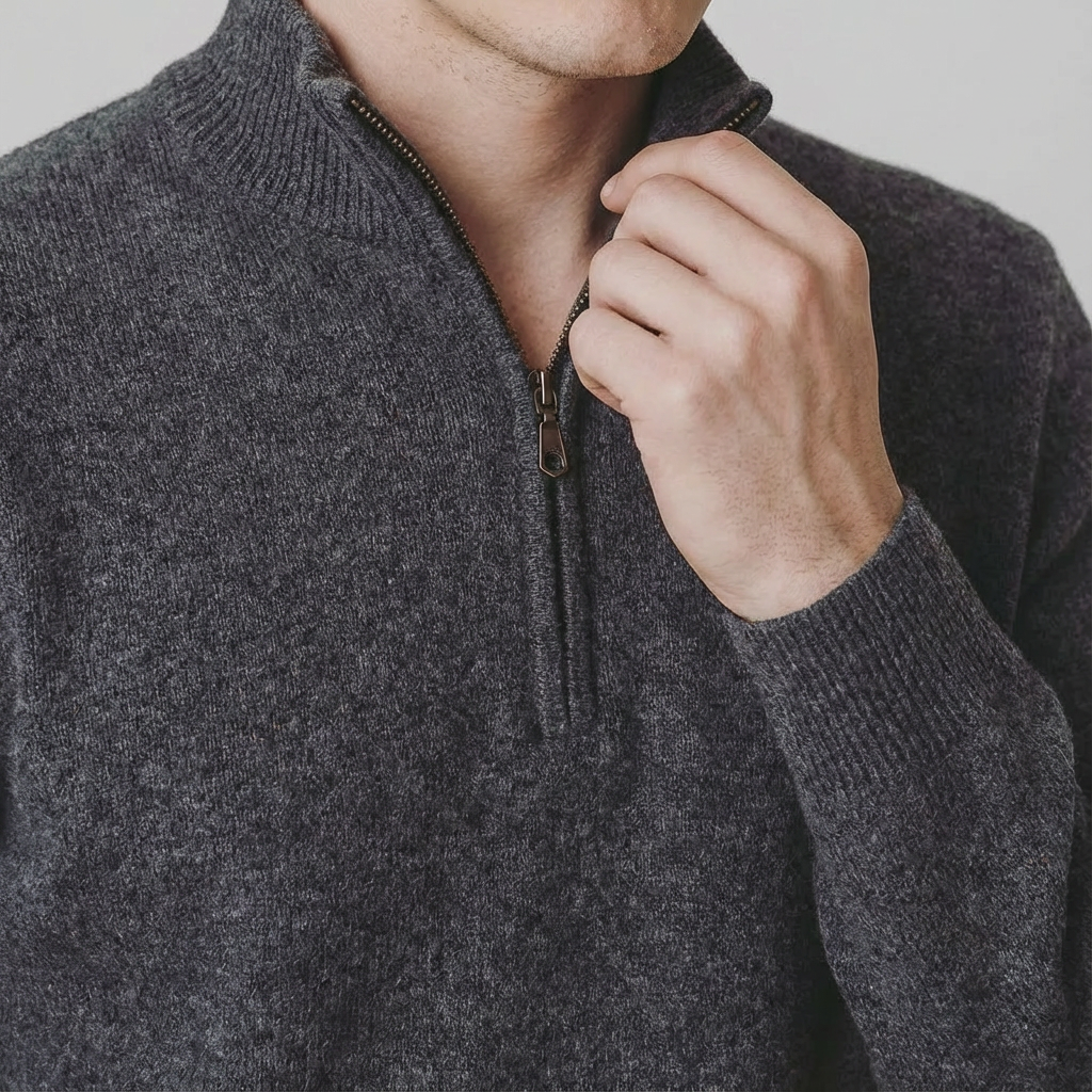 Langford Cashmere Sweater™ The Mayfair Half-Zip