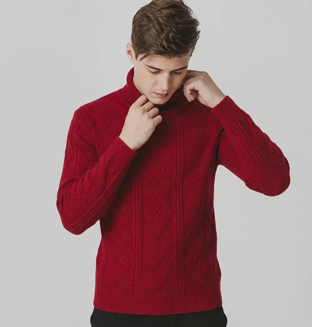 Langford Merino Sweater™ The Bloomsbury Roll-Neck