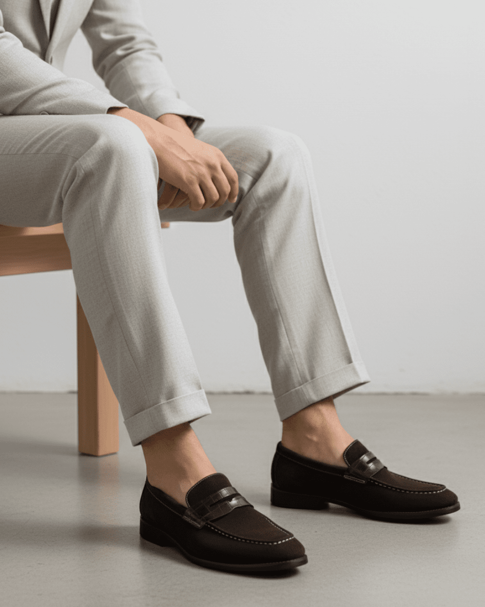 Langford Benchgrade™ Mayfair Suede Loafer - Langford Maison