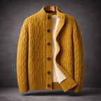 Langford Cardigan™ Merino Cable - Knit Button - Langford Maison