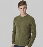 Langford Cashmere Sweater™ The Chelsea Diamond Knit - Langford Maison