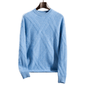 Langford Cashmere Sweater™ The Chelsea Diamond Knit - Langford Maison