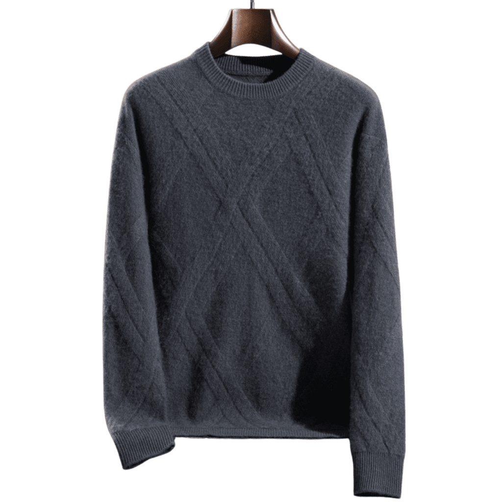 Langford Cashmere Sweater™ The Chelsea Diamond Knit - Langford Maison