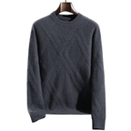 Langford Cashmere Sweater™ The Chelsea Diamond Knit - Langford Maison