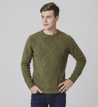 Langford Cashmere Sweater™ The Chelsea Diamond Knit - Langford Maison