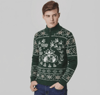 Langford Cashmere Sweater™ The Cotswold Fair Isle Quarter - Zip - Langford Maison