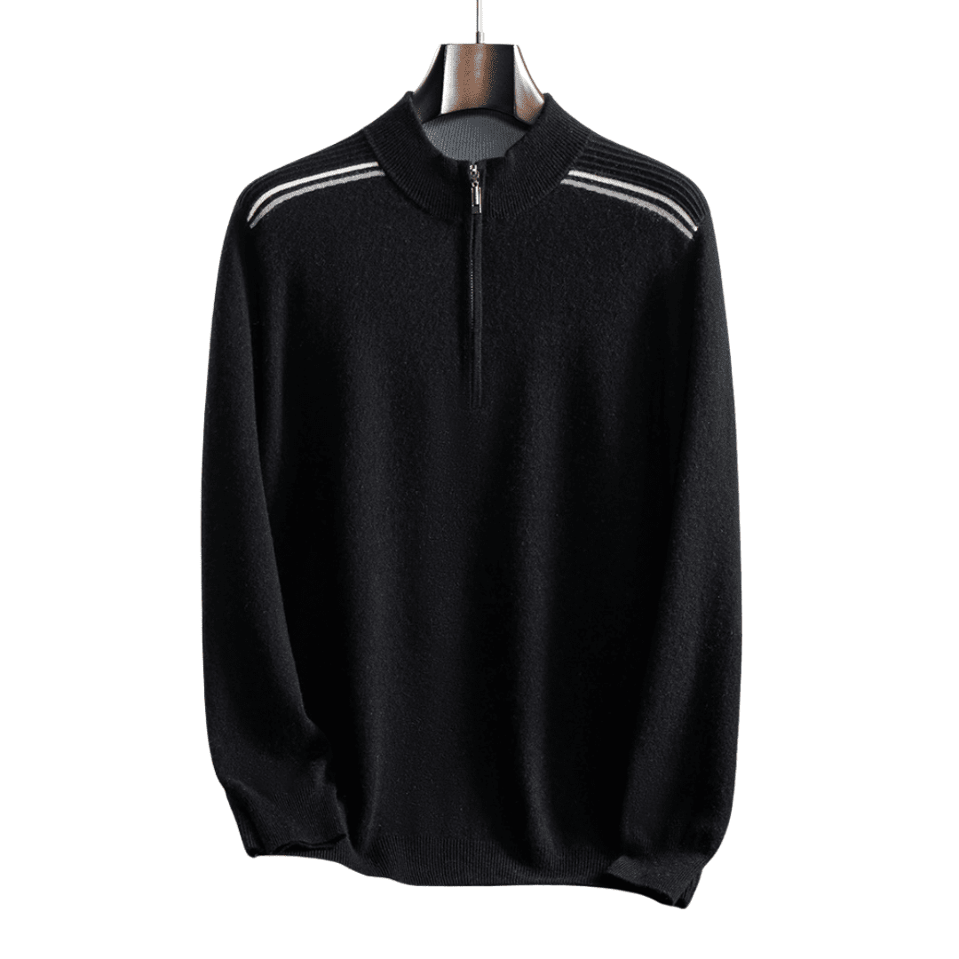 Langford Cashmere Sweater™ The Fitzrovia Quarter - Zip - Langford Maison