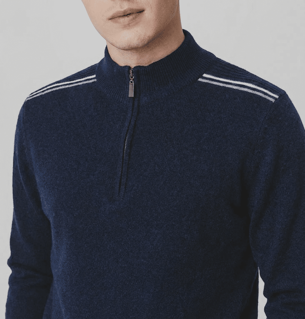 Langford Cashmere Sweater™ The Fitzrovia Quarter - Zip - Langford Maison