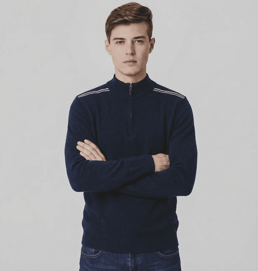 Langford Cashmere Sweater™ The Fitzrovia Quarter - Zip - Langford Maison