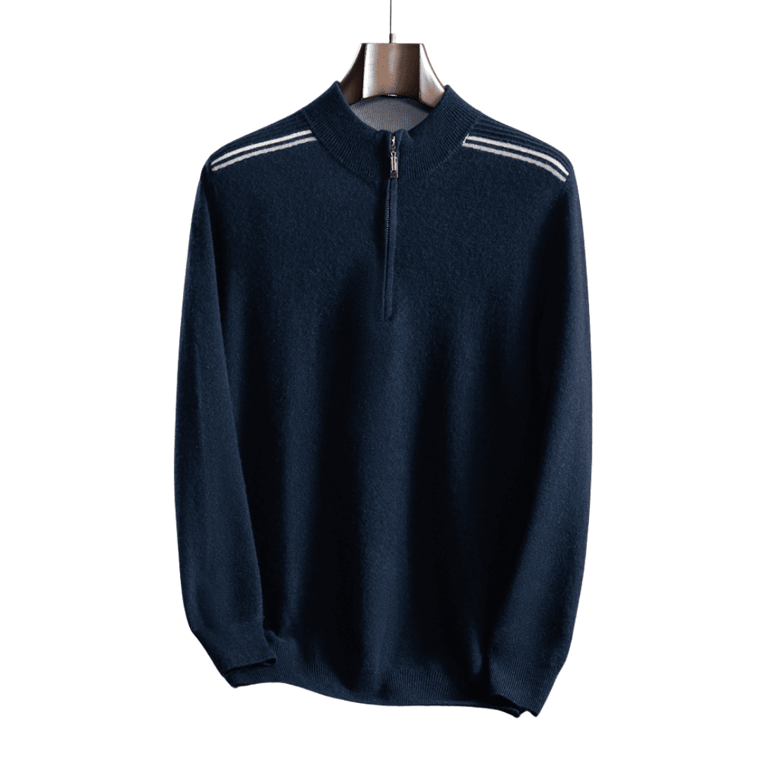Langford Cashmere Sweater™ The Fitzrovia Quarter - Zip - Langford Maison