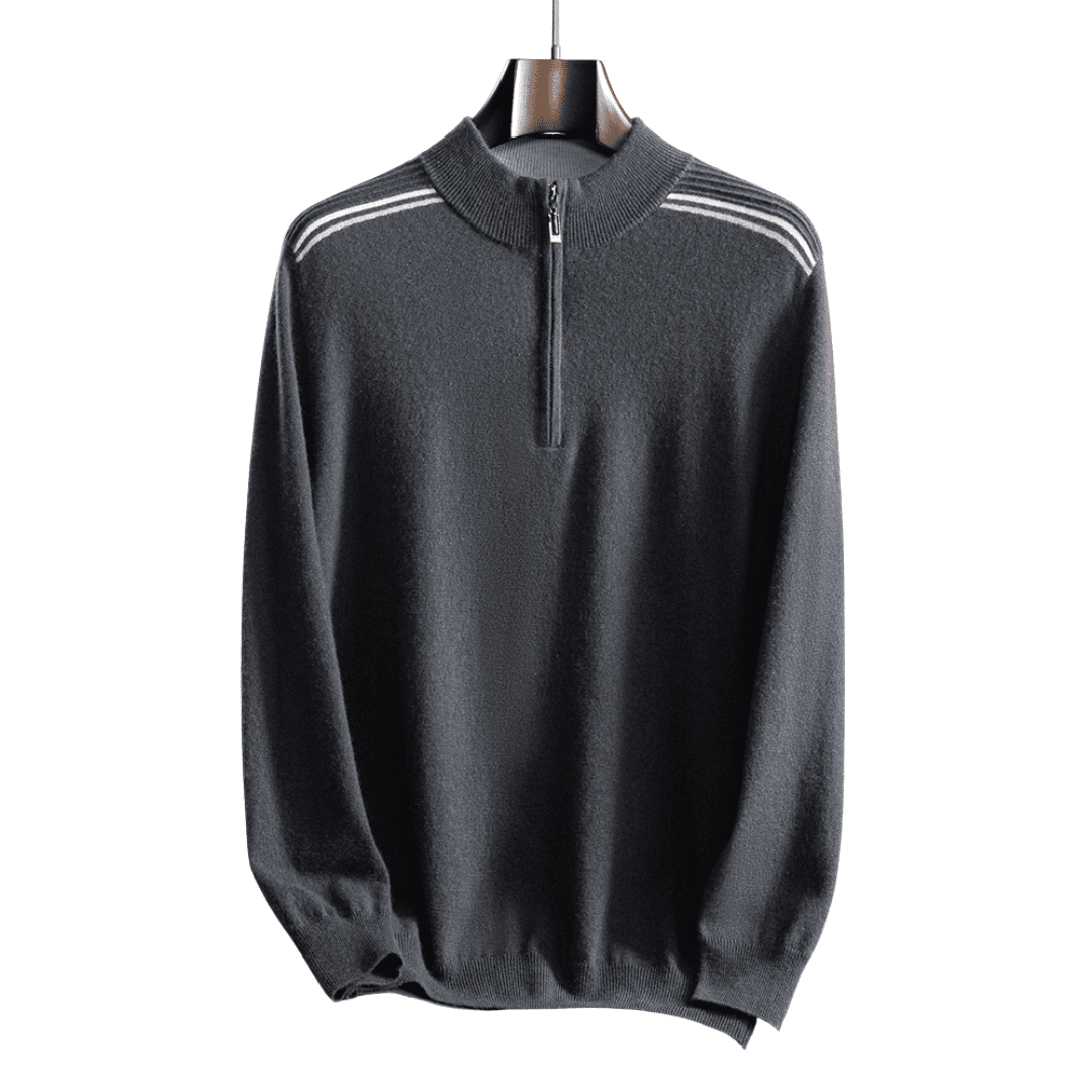 Langford Cashmere Sweater™ The Fitzrovia Quarter - Zip - Langford Maison